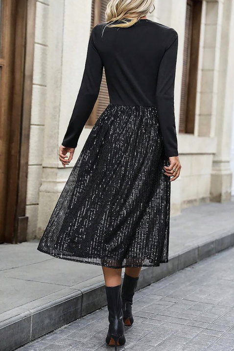 Sukienka KARMELOTA, Kolor : czarny, IVET.PL - Modna odzież