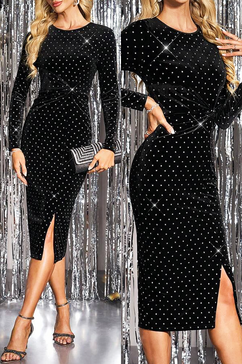 Sukienka MENSIARA, Kolor : czarny, IVET.PL - Modna odzież