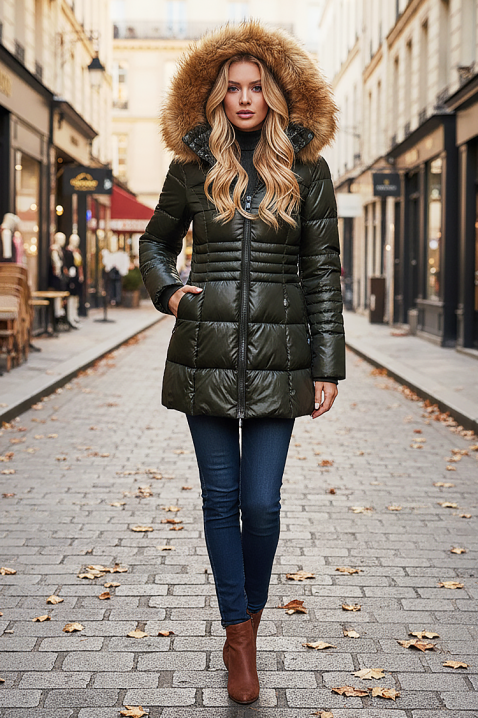 Kurtka SLAVERDA KHAKI, Kolor : khaki, IVET.PL - Modna odzież