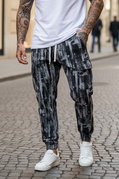 Spodnie ZIRMEN BLACK, Kolor : czarny, IVET.PL - Modna odzież