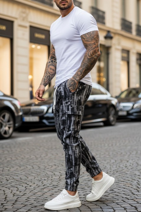 Spodnie ZIRMEN BLACK, Kolor : czarny, IVET.PL - Modna odzież