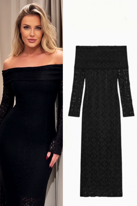 Sukienka ALBENDA, Kolor : czarny, IVET.PL - Modna odzież