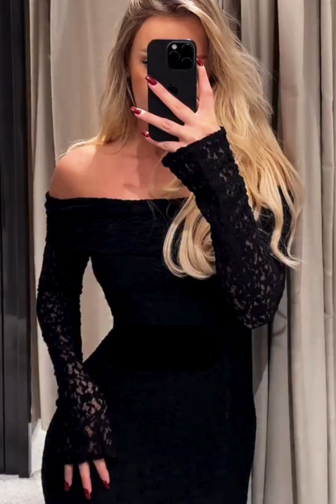 Sukienka ALBENDA, Kolor : czarny, IVET.PL - Modna odzież