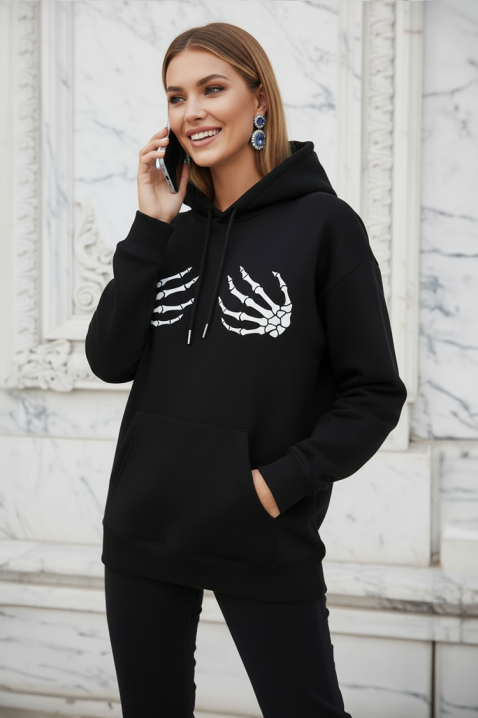 Bluza SKELETINA, Kolor : czarny, IVET.PL - Modna odzież