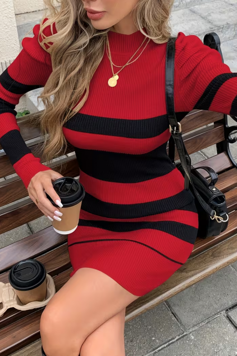 Sukienka EVELONSA RED, Kolor : czerwony, IVET.PL - Modna odzież