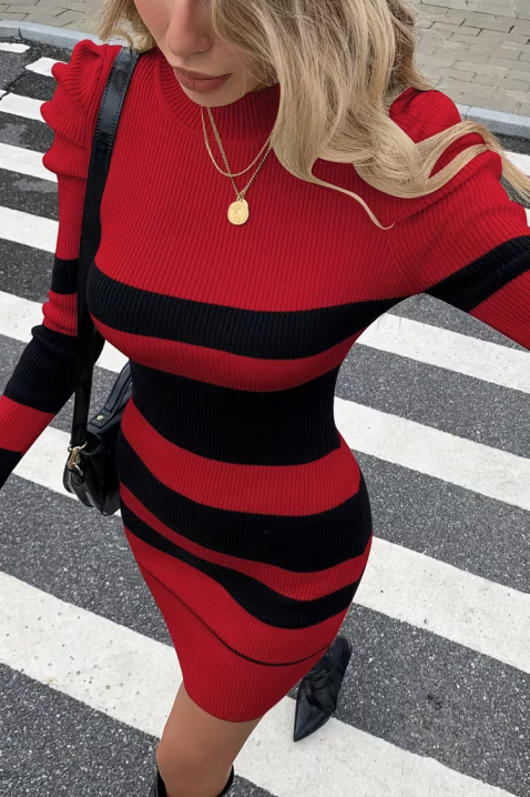 Sukienka EVELONSA RED, Kolor : czerwony, IVET.PL - Modna odzież