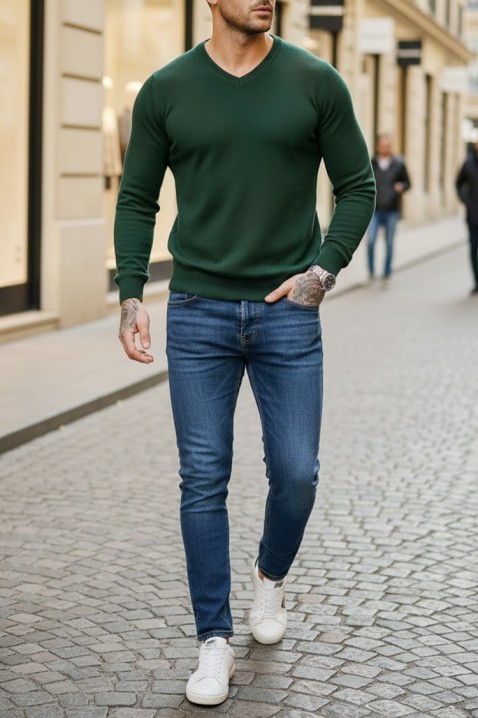 Sweter MARKAN GREEN, Kolor : zielony, IVET.PL - Modna odzież