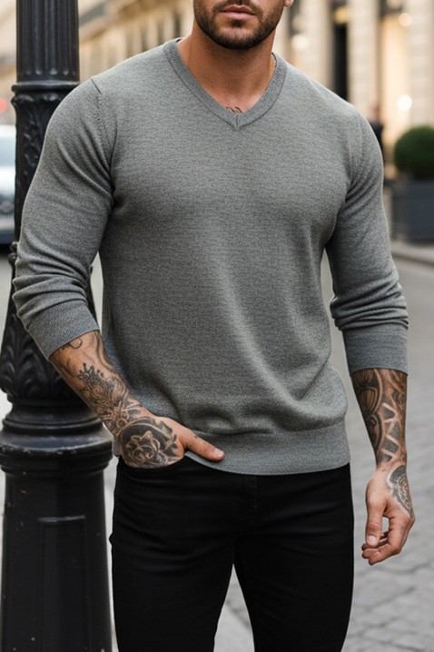 Sweter MARKAN GREY, Kolor : szary, IVET.PL - Modna odzież