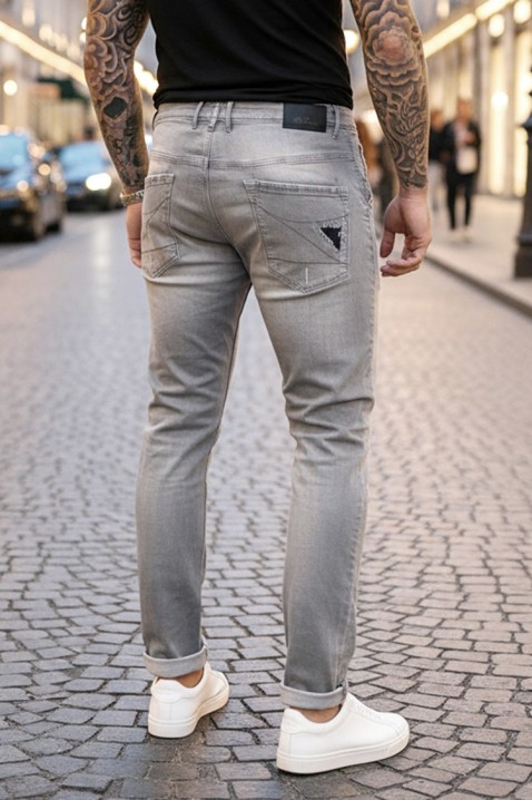 Jeansy KARLODO GREY, Kolor : szary, IVET.PL - Modna odzież