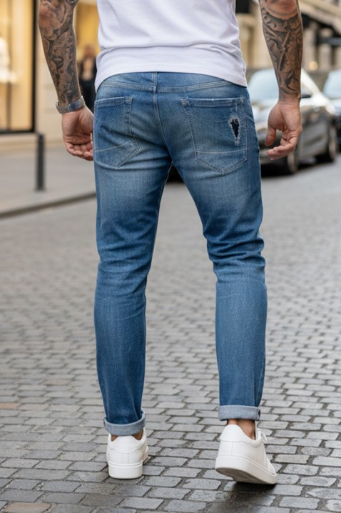 Jeansy KARLODO BLU, Kolor : chabrowy, IVET.PL - Modna odzież