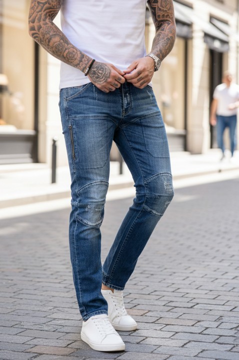 Jeansy SIRMEN, Kolor : chabrowy, IVET.PL - Modna odzież