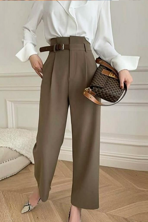 Spodnie BLODERZA, Kolor :  beżowy, IVET.PL - Modna odzież