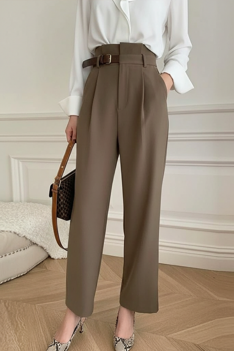 Spodnie BLODERZA, Kolor :  beżowy, IVET.PL - Modna odzież