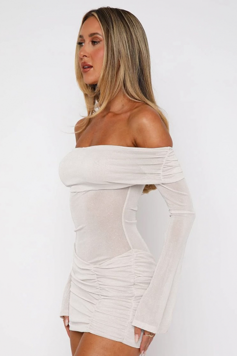 Sukienka GRUVELDA, Kolor : biały, IVET.PL - Modna odzież