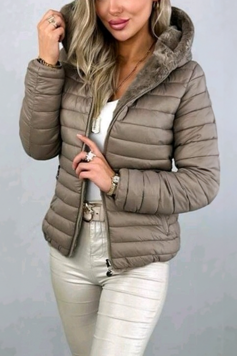 Kurtka VULDENZA BROWN, Kolor : brązowy, IVET.PL - Modna odzież