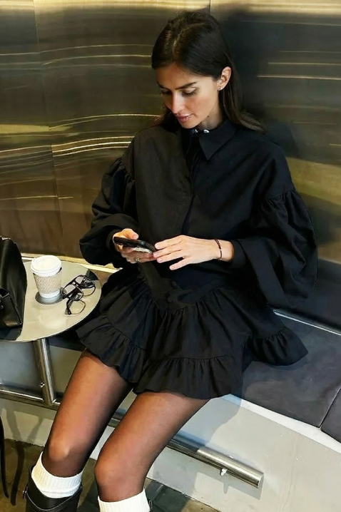 Komplet DEBORINA, Kolor : czarny, IVET.PL - Modna odzież