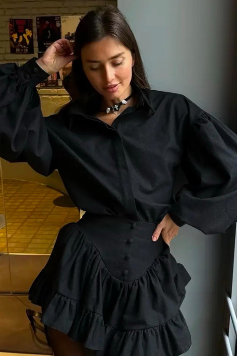 Komplet DEBORINA, Kolor : czarny, IVET.PL - Modna odzież