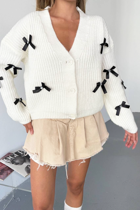 Kardigan KELDIONA, Kolor : biały, IVET.PL - Modna odzież