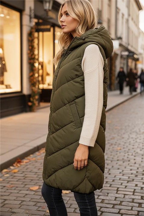 Kamizelka CONDINA GREEN, Kolor : zielony, IVET.PL - Modna odzież