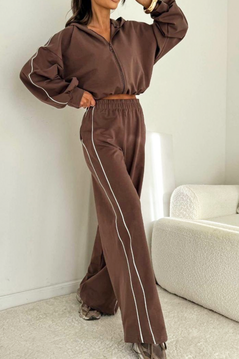 Komplet ARTEMOSA BROWN, Kolor : brązowy, IVET.PL - Modna odzież