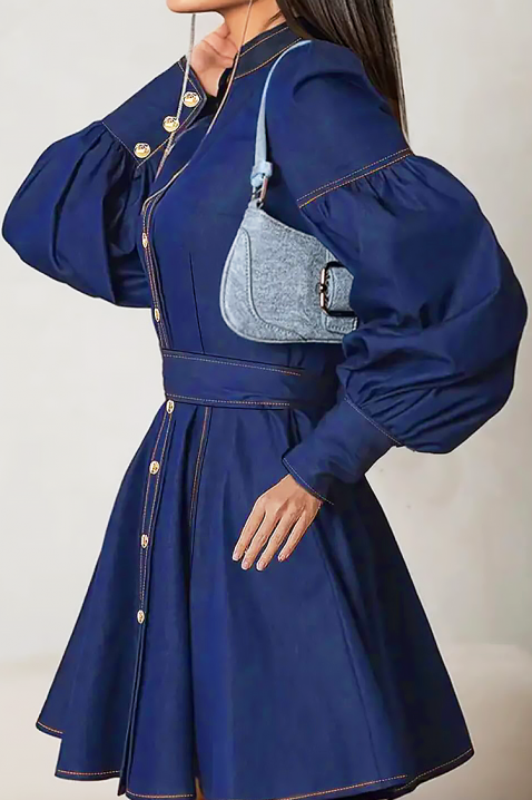 Sukienka GIVERLA, Kolor : chabrowy, IVET.PL - Modna odzież