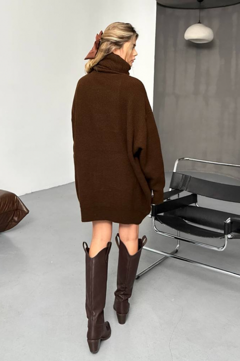 Tunika AMERGONA BROWN, Kolor : brązowy, IVET.PL - Modna odzież