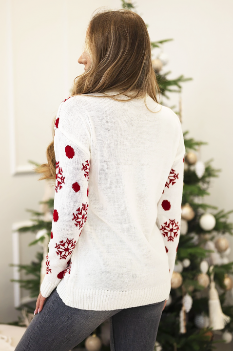 Sweter KOLEDINA WHITE, Kolor : biały, IVET.PL - Modna odzież