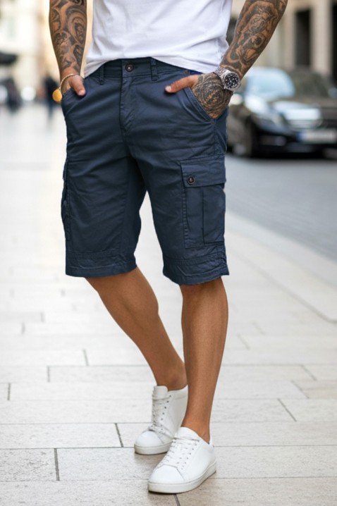 Szorty MIRKIZ NAVY, Kolor : granatowy, IVET.PL - Modna odzież