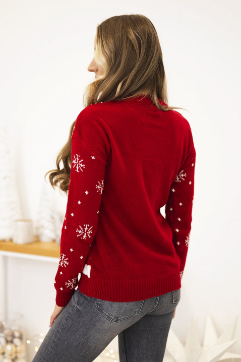 Sweter ROLZONA RED, Kolor : czerwony, IVET.PL - Modna odzież