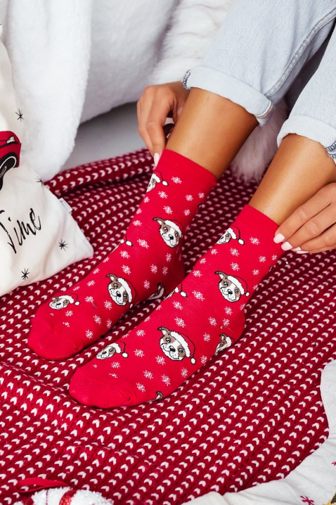 Skarpety RIOPELJA RED, Kolor : czerwony, IVET.PL - Modna odzież