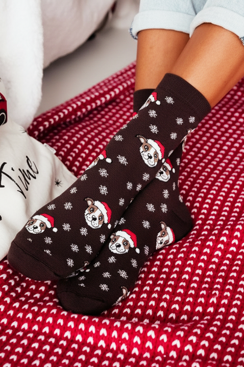 Skarpety RIOPELJA BROWN, Kolor : brązowy, IVET.PL - Modna odzież