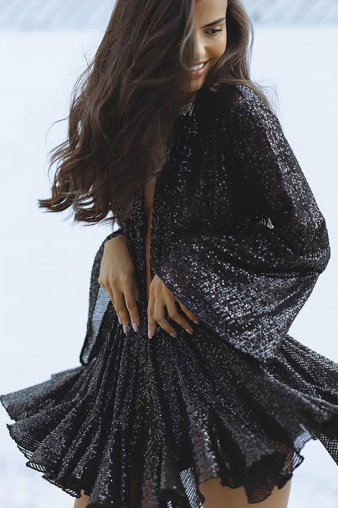 Sukienka EROTOLDA BLACK, Kolor : czarny, IVET.PL - Modna odzież