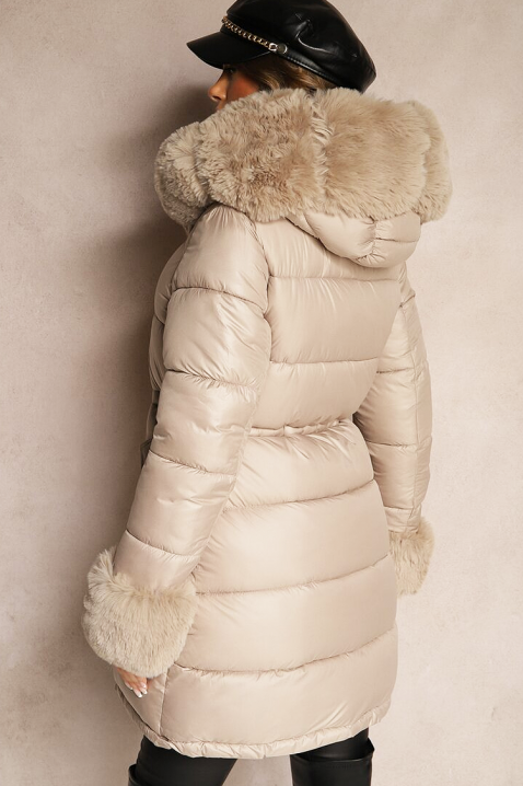 Kurtka ABAMBINA BEIGE, Kolor :  beżowy, IVET.PL - Modna odzież