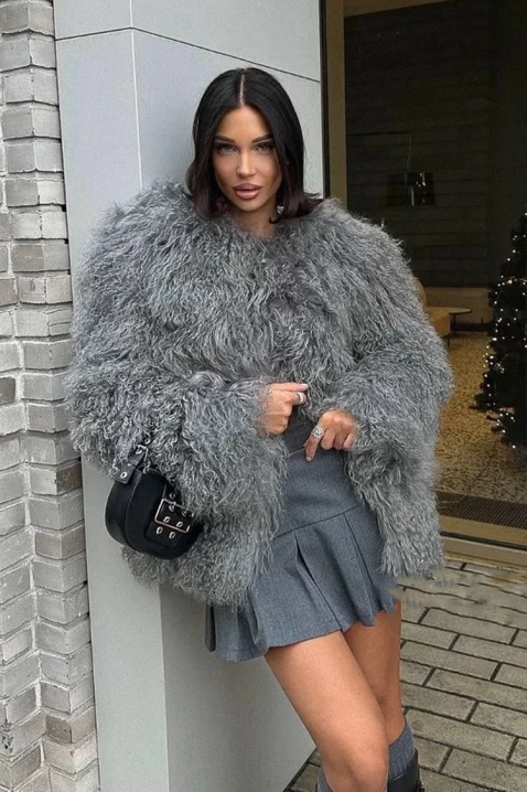 Płaszcz AMOGLINA, Kolor : szary, IVET.PL - Modna odzież