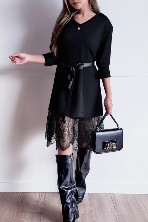 Sukienka ANDELONA BLACK, Kolor : czarny, IVET.PL - Modna odzież