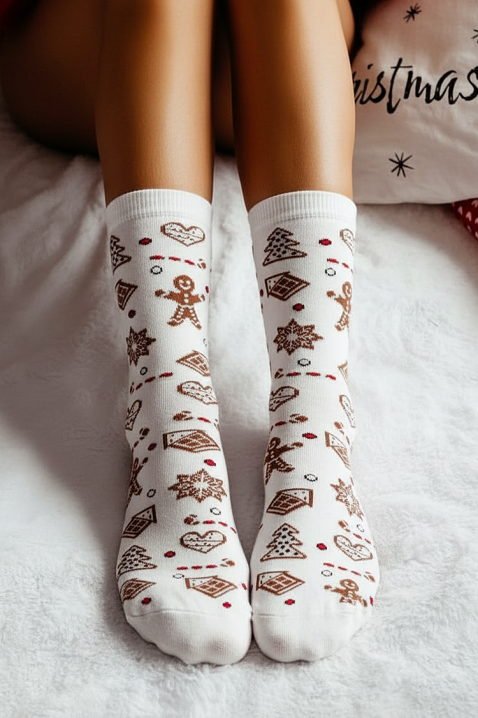 Skarpety VLADERZA WHITE, Kolor : biały, IVET.PL - Modna odzież