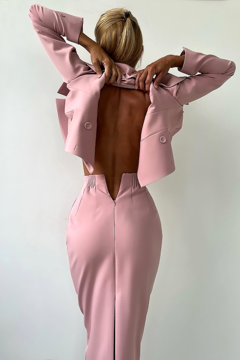 Komplet FLAMORZA, Kolor : pudrowy róż, IVET.PL - Modna odzież