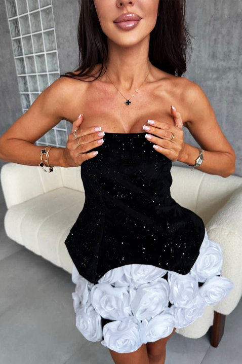 Sukienka ROSENSA WHITE, Kolor : biały, IVET.PL - Modna odzież