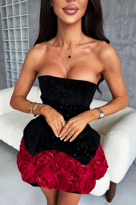 Sukienka ROSENSA RED, Kolor : czerwony, IVET.PL - Modna odzież