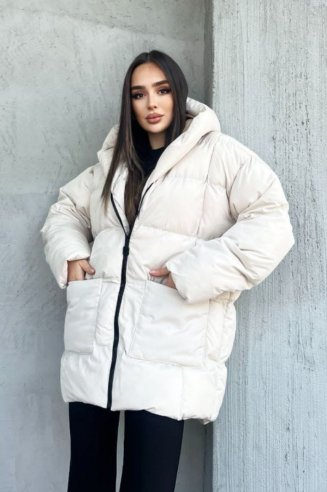 Kurtka ELESIRA WHITE, Kolor : biały, IVET.PL - Modna odzież