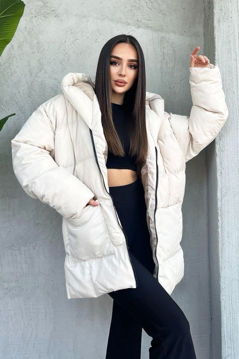 Kurtka ELESIRA WHITE, Kolor : biały, IVET.PL - Modna odzież
