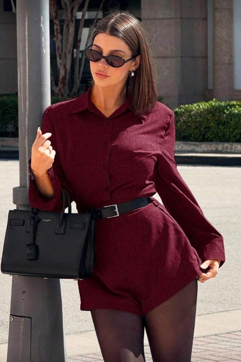 Komplet PANTESINA BORDO, Kolor : bordowy, IVET.PL - Modna odzież