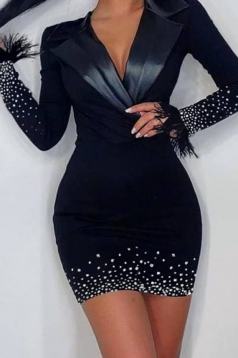 Sukienka RECONTA, Kolor : czarny, IVET.PL - Modna odzież