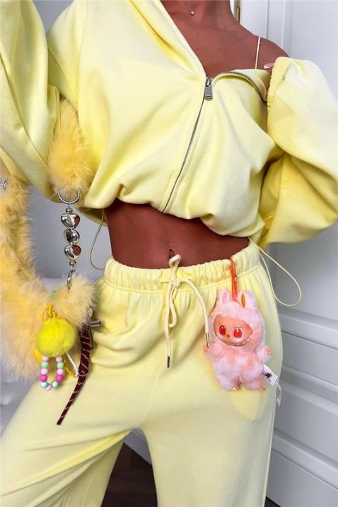 Komplet GLANZANA, Kolor : żółty, IVET.PL - Modna odzież