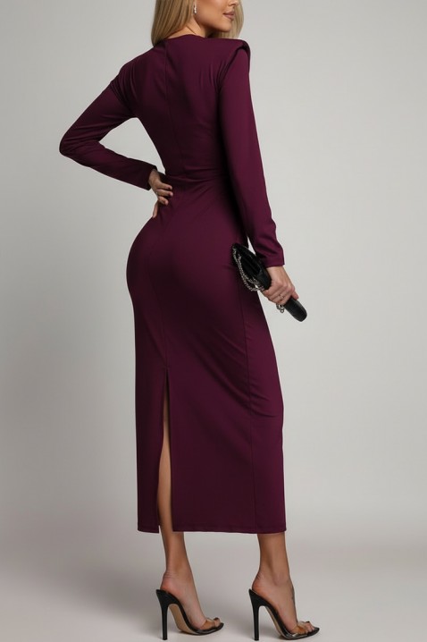 Sukienka VTELANZA BORDO, Kolor : bordowy, IVET.PL - Modna odzież