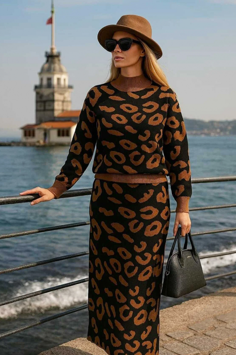 Komplet TIGRONA, Kolor : panterka, IVET.PL - Modna odzież