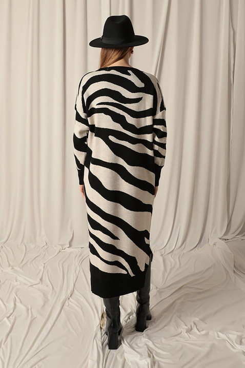 Sukienka ZEBRINDA BLACK, Kolor : czarny, IVET.PL - Modna odzież