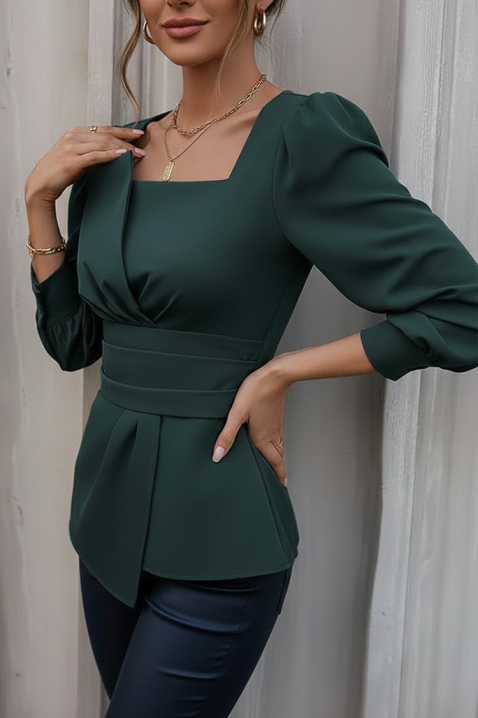 Bluzka RAZBANA KHAKI, Kolor : khaki, IVET.PL - Modna odzież