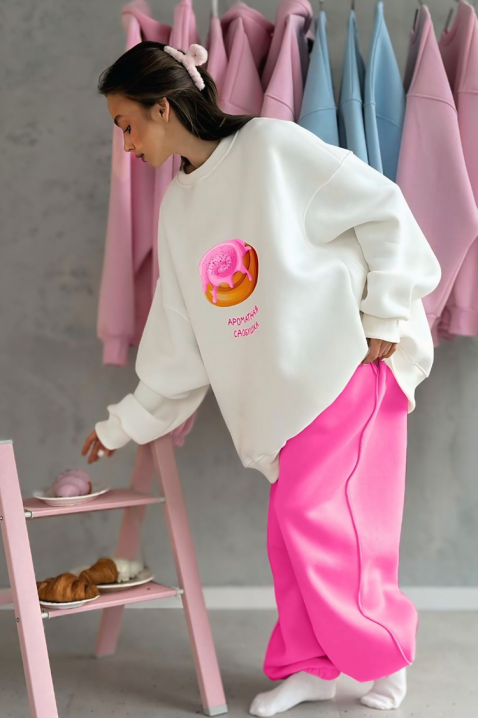 Komplet HLAVLENA, Kolor : fuksja, IVET.PL - Modna odzież