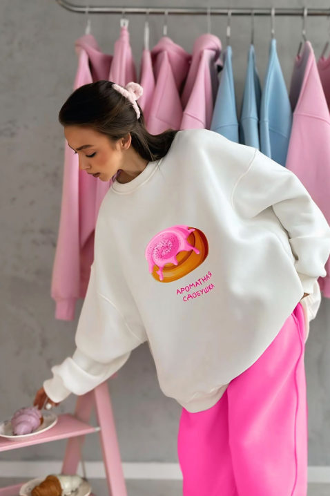 Komplet HLAVLENA, Kolor : fuksja, IVET.PL - Modna odzież